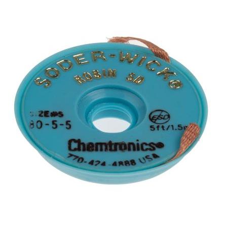 Odpájecí páska, délka: 1.5 m Bez čištění Bezolovnatý šířka 3.7mm Chemtronics