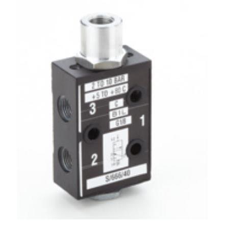 Pneumatický solenoidový ventil, řada: S666 G 1/8 Vedení/pružina, max. průtok: 177L/min Norgren