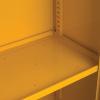 Skříň na nebezpečné látky Žlutá Uzamykatelný 2dvéřová, Ocel 1.83 m x 915mm x 459 mm RS PRO