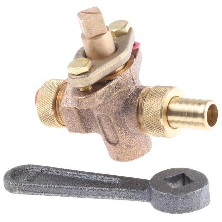 Pegler Yorkshire Vypouštěcí kohoutek, přípojka se závitem: G, pracovní tlak: 10 bar 130007, Bronz