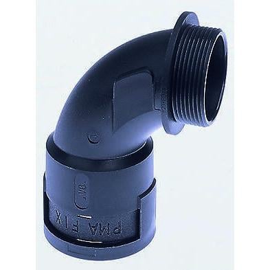 Armatura trubek na kabely Instalační trubka Černá jmenovitá velikost 17 mm Polyamid 6 Černá, IP66 PG16 PMA