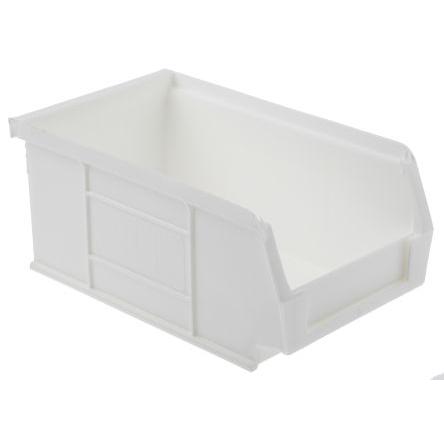 Skladovací zásobník, řada: RS PRO barva Bílá Polypropylen Přenosné 76 mm x 101 mm x 167 mm RS PRO