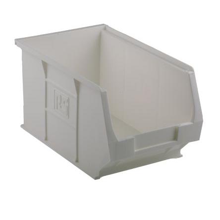 Skladovací zásobník, řada: RS PRO barva Bílá Polypropylen Přenosné 130 mm x 150 mm x 240 mm RS PRO