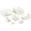 Skladovací zásobník, řada: RS PRO barva Bílá Polypropylen Přenosné 130 mm x 205 mm x 350 mm RS PRO
