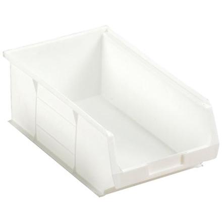 Skladovací zásobník, řada: RS PRO barva Bílá Polypropylen Přenosné 130 mm x 205 mm x 350 mm RS PRO