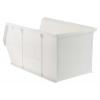 Skladovací zásobník, řada: RS PRO barva Bílá Polypropylen Přenosné 181 mm x 205 mm x 350 mm RS PRO