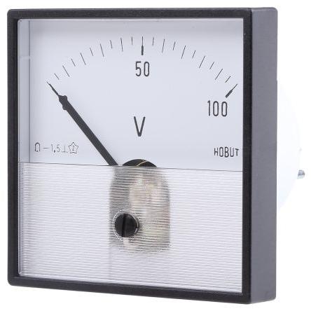 Analogový voltmetr, řada: PD7 DC až 40 °C 72 mm 72 mm HOBUT