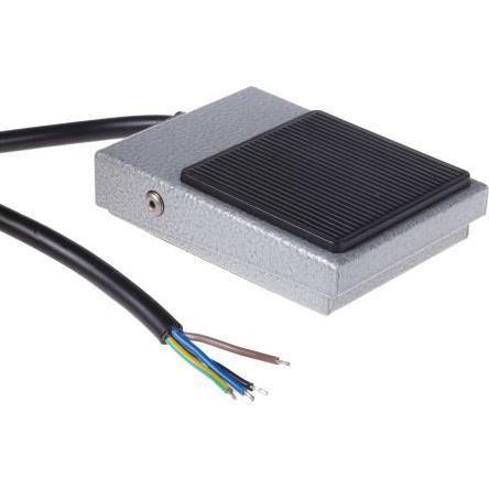 RS PRO Nožní spínač, řada: RS PRO IPX2 Univerzální použití Okamžité ovládání Měkká ocel SPCO 3A 30 V dc 250 V ac