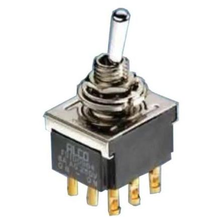 TE Connectivity Přepínač IP67, IP68 Panel SPDT Zap-vyp-zap ovládání 4A Pájecí 12 V dc