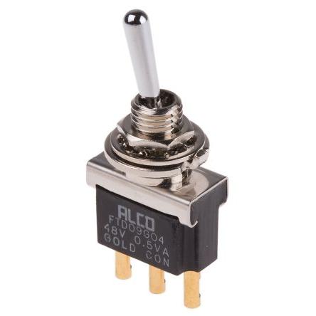 TE Connectivity Přepínač IP67, IP68 Panel SPDT zap-zap ovládání 14mA Pájecí 12 V dc