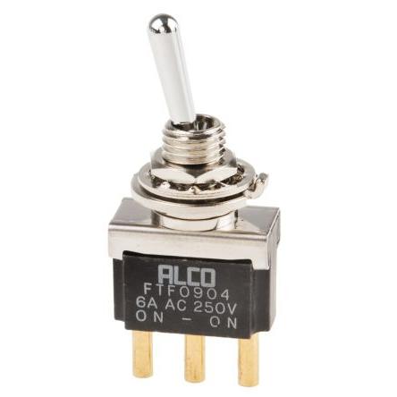 TE Connectivity Přepínač IP68, IP67 Panel SPDT zap-zap ovládání 4A Pájecí 12 V dc
