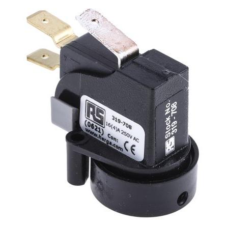 RS PRO Pneumatický spínač, řada: RS PRO, Povrch montáž 250 mm, Okamžité