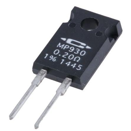 Rezistor Výkonový vrstvový, řada: MP930 200 mΩ 1 % MP930-0.20-1% 30 W Caddock