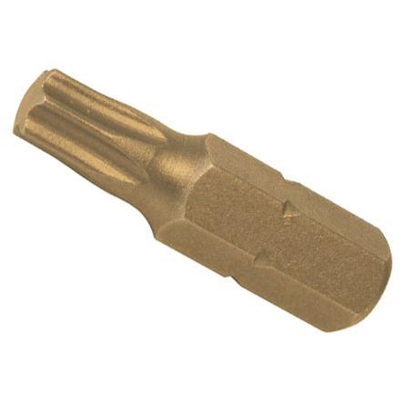 CK Bit šroubováku, Chrom-vanadová ocel, Šestihran, 6.35 mm, T10, celková délka: 25 mm, počet kusů: 1