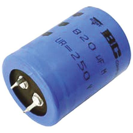 Kondenzátor, řada: 157 PUM-SI 220 μF ±20 % 1.04Ω 400V dc Pájecí MAL215746221E3, Zacvakávací montáž Vishay