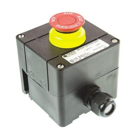 Eaton GHG411 Uvolnění zatažením Tlačítko nouzového vypínače Povrchová montáž SPDT IP66