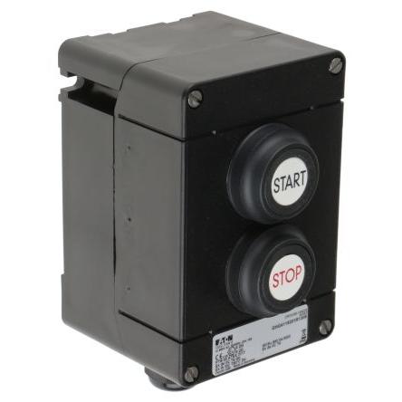 Eaton Ovládací tlačítková stanice, řada: CROUSE-HINDS IP67, IP65 ATEX, počet výřezů: 2