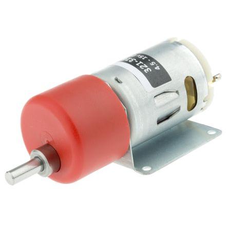 RS PRO Stejnosměrný převodový motor, řada: RS PRO 12V dc Komutátorový s převodem 241rpm 29 Ncm 19.8 W 6 mm 2.75A