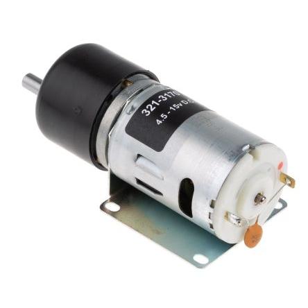 RS PRO Stejnosměrný převodový motor, řada: RS PRO 12V dc Komutátorový s převodem 18rpm 59 Ncm 19.8 W 6 mm 2.75A