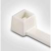 Stahovací páska Nerozpojitelné 111-91819 T18R-PA66V0-WH 100 mm 2.5mm Bílá Nylon 66 HellermannTyton