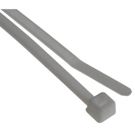 Stahovací páska Nerozpojitelné 111-91819 T18R-PA66V0-WH 100 mm 2.5mm Bílá Nylon 66 HellermannTyton