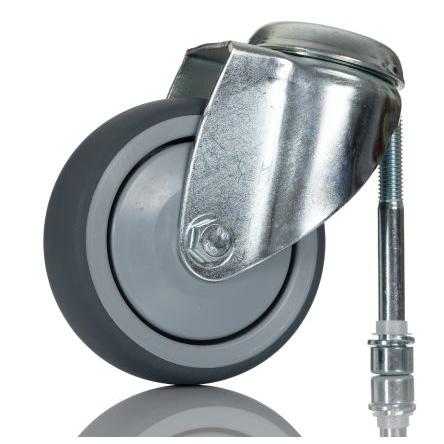 2470PJX100P30CHC10X90 Tente Otočné 80 kg 100 mm, Pryž