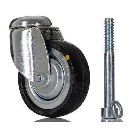 2470DYK075P30CHC10X90 Tente Otočné 60 kg 75 mm, Pryž