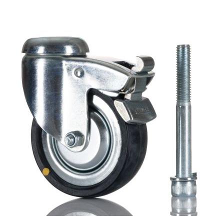 2477DYK075P30CHC10X90 Tente Otočné 60 kg 75 mm, Pryž