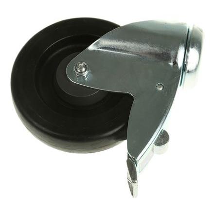 2477UYP125P30CHC10X90 Tente Otočné 100 kg 125 mm, Pryž