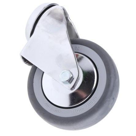 2870PJO100P30CHC10X90 Tente Otočné 80 kg 100 mm, Pryž