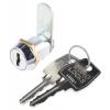 Zámková vložka S klíčem, Klíč, hloubka od panelu k jazýčku: 20 mm, Chromová 19.1 x 16.1 mm Euro-Locks a Lowe & Fletcher
