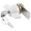 Zámková vložka S klíčem, Klíč, hloubka od panelu k jazýčku: 13.2 mm, Chromová 22.3 x 19.2 mm Euro-Locks a Lowe &