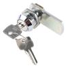Zámková vložka S klíčem, Klíč, hloubka od panelu k jazýčku: 19 mm, Chromová 20.1 x 17.6 mm Euro-Locks a Lowe & Fletcher