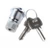 Zámková vložka S klíčem, Klíč, hloubka od panelu k jazýčku: 19 mm, Chromová 20.1 x 17.6 mm Euro-Locks a Lowe & Fletcher
