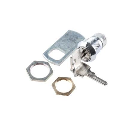 Zámková vložka S klíčem, Klíč, hloubka od panelu k jazýčku: 19 mm, Chromová 20.1 x 17.6 mm Euro-Locks a Lowe & Fletcher