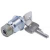Zámková vložka S klíčem, Klíč, hloubka od panelu k jazýčku: 19 mm, Chromová 20.1 x 17.6 mm Euro-Locks a Lowe & Fletcher