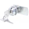 Zámková vložka S klíčem, Klíč, hloubka od panelu k jazýčku: 19 mm, Chromová 20.1 x 17.6 mm Euro-Locks a Lowe & Fletcher