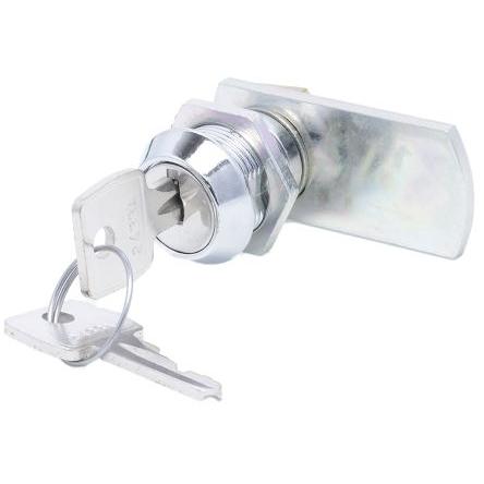 Zámková vložka S klíčem, Klíč, hloubka od panelu k jazýčku: 19 mm, Chromová 20.1 x 17.6 mm Euro-Locks a Lowe & Fletcher