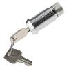 Zámková vložka S klíčem, Klíč, hloubka od panelu k jazýčku: 32.7 mm, Chromová 20.1 x 17.6 mm Euro-Locks a Lowe &
