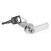 Zámková vložka S klíčem, Klíč, hloubka od panelu k jazýčku: 9.5 mm, Chromová 20.3 x 17.7 mm Euro-Locks a Lowe & Fletcher