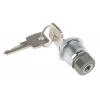 Zámková vložka S klíčem, Klíč, hloubka od panelu k jazýčku: 13 mm, Chromová 20.1 x 17.6 mm Euro-Locks a Lowe & Fletcher