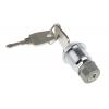 Zámková vložka S klíčem, Klíč, hloubka od panelu k jazýčku: 19 mm, Chromová 20.1 x 17.6 mm Euro-Locks a Lowe & Fletcher