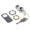 Zámková vložka S klíčem, Klíč, hloubka od panelu k jazýčku: 19 mm, Chromová 20.1 x 17.6 mm Euro-Locks a Lowe & Fletcher
