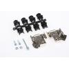 MH Connectors Plášť D-Sub, řada: MHD45PK, orientace těla: Úhlový, počet kontaktů: 9, materiál pouzdra: ABS, barva: