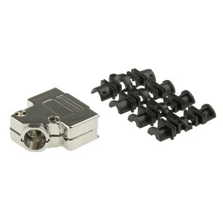 MH Connectors Plášť D-Sub, řada: MHD45PK, orientace těla: Úhlový, počet kontaktů: 15, materiál pouzdra: ABS, barva: