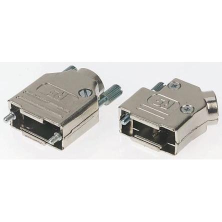 MH Connectors Plášť D-Sub, řada: MHD45PK, orientace těla: Úhlový, počet kontaktů: 37, materiál pouzdra: ABS, barva: