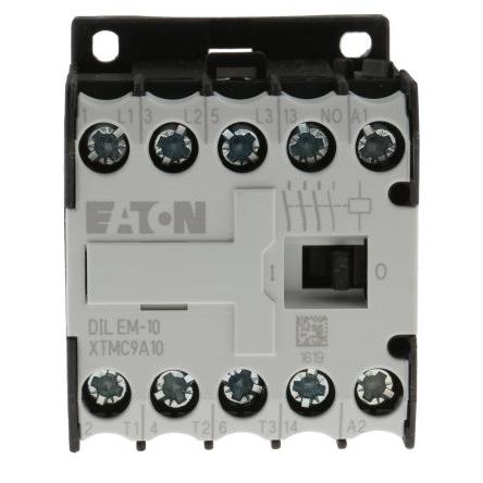 Eaton 1 NO Stykač napětí ve vinutí 240V ac 3pólový 9 A 400V ac 4 kW s 3 NO kontakty 240V ac Řízení motoru, Rezistivní