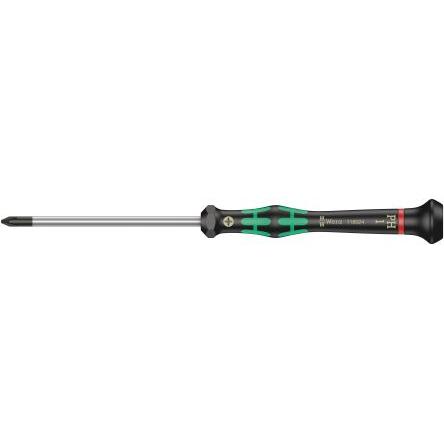 Přesný šroubovák, dělka lopatky: 80 mm Přesný hrot PH1, celková délka: 97mm Wera