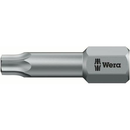 Wera Bit šroubováku, Šestihran, 1/4 in, T6, celková délka: 25mm, počet kusů: 1