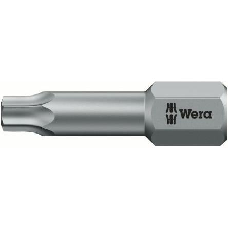 Wera Bit šroubováku, Šestihran, 6.35 mm, T7, celková délka: 25 mm, počet kusů: 1